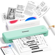Phomemo M834 Portable Printer Inkless Thermal Printers Support 8.5 x 11