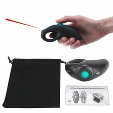 USB Wireless Trackball Mouse Portable PC Laptop Finger Hand Held Computer Mice picture