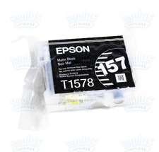 Genuine Epson 157 Matte Black Ultrachrome K3 Ink T157 T1578 Stylus Photo R3000 picture