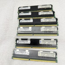 Micron 24GB 6x4GB DDR3 PC3-10600R ECC REG RAM MT36JSZF51272PZ-1G4F1DD IBM picture