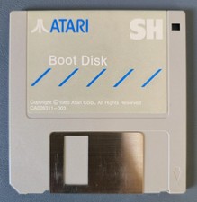 Original  Atari ST Boot Disk SH,  CA026311-003 c. 1985  Made in Japan TESTED picture