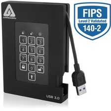 Apricorn A253PL256500F Aegis Padlock 500GB Rugged HD Black picture