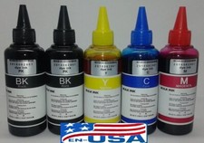 522 Ink Bottles 5 x 100ml Pack Fit Epson ET-2720 ET-2800 ET-2803 ET-4700 ET-4800 picture