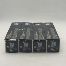 NEW Genuine HP 126A Toner 4-Pack Combo Black Cyan Yellow Magenta CE310A Series picture