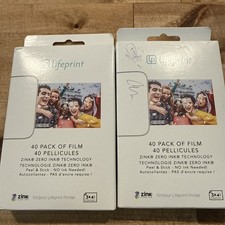 Lifeprint 2x 40 Pack of Film for Lifeprint Augmented Reality Photo Video Printer picture