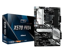 ASRock AMD X570 Motherboard ATX X570 PRO4 Socket AM4 DDR4 SATA3 HDMI DP M.2 NEW picture