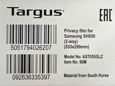 Targus 4Vu Magnetic Privacy Screen for Samsung SH850 Series 23.8