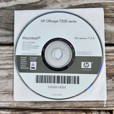 HP OfficeJet 7200 Series Software CD 7210 7213 v7.3.0 Q5560-10030 MAC Macintosh picture