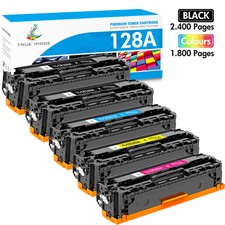 5 PK CE320A - CE323A 128A Color Toner Set For HP LaserJet Pro CM1415FNW CP1525NW picture