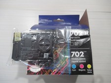 Epson 702    Ink Cartridge - Cyan  Expiration date 10/28 picture