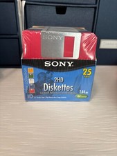 Sony 25MFD-2HD 1.44MB Double Sided Micro Floppy Diskettes (Pack of 25) picture