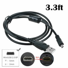 Fite ON USB Data Cable Cord For FujiFilm Finepix X20 X 20 X100S X 100S CAMERA picture