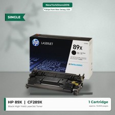 3x Genuine HP 89X LaserJet Toner Cartridge - Black (CF289X) Pack of 3 picture