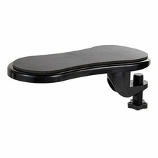 Computer Arm Rest Support Desk Forearm Elbow Pad ABS Black 11x4.7in picture