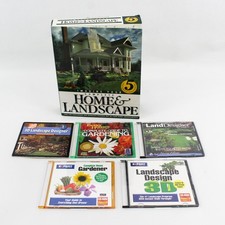 Lot of 5 Home Landscape Garden Design Projects With CD-ROMs picture