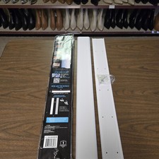 On-Wall Cable Concealer Kit for Mounted TVs - Holds Up to 5 Cables - White picture