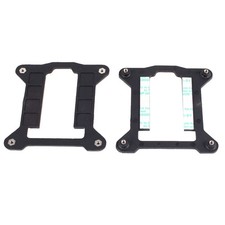 2pcs  Socket 1156 1155 Motherboard CPU Heatsink Fan Bracket Backplate Black picture