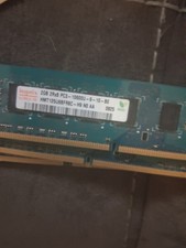 2x 2GB Hynix DDR3 1333MHz PC3‑10600U 240‑Pin Desktop RAM HMT125U6TFR8C‑H9 picture