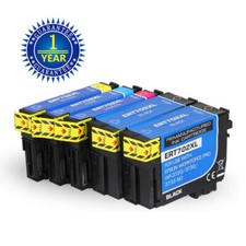 5PK T702XL 702 Ink Cartridge for Epson 702 Workforce Pro WF-3720 WF-3730 WF-3733 picture