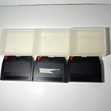 IBM 16C 3.5in Floppy Disks Lot of 3 w/ Cases Black/Gray Floppy Interface picture