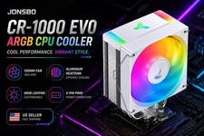 🔥SALE🔥JONSBO CR-1000 EVO ARGB 120mm CPU Cooler White - US seller picture