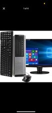 Dell Computer Setup Monitor, Tower, Mouse, Keyboard picture