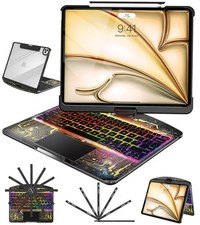 Clear Keyboard Case for iPad Air 13 Inch (M4/M3/M2, 2026/2025/2024) 12.9 Inch picture