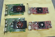 Lot of 4 NVIDIA Graphics Cards ATI Radeon HD 4550 Dell AMD Radeon 1322-00xx000 picture