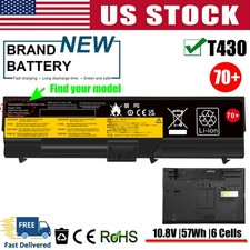 ✅70+ 57Wh 0A36303 Battery for Lenovo ThinkPad T420 T430 W530 T530 L530 0A36302 picture