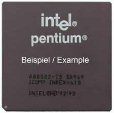 Intel Pentium 120 A80502120 SY027 Socket/Socket 7 120MHz/60MHz Processor CPU picture