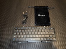 iClever IC-BK03 Tri-folding Wireless Keyboard Bluetooth Foldable PC and Android picture