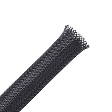 50ft 1/4 inch & 1/2 inch PET Expandable Braided Sleeving Cable Sleeves picture