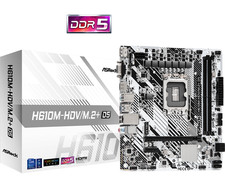 ASRock H610M-HDV/M.2+ D5 LGA1700 Motherboard DDR5 H610 mATX 90-MXBM50-A0UAYZ  picture