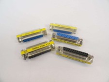 DB25 Serial Port 25 Pin Gender Changer Connectors Female to Female LOT OF 5 picture
