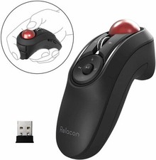 ELECOM Mouse Wireless receiver included Trackball Handy Type  M-RT1DRBK picture