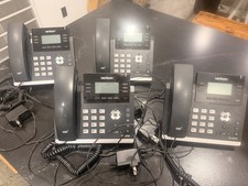 Lot of 4 Pre-owned Verizon Yealink T41S IP Business Desk Phones GigE picture