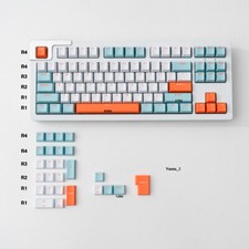 GMK Copy Salmon Fish Keycap Cherry Profile ABS 113pcs/set picture