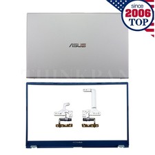 New ASUS VivoBook 15 X512 X512D X512F X512U LCD Back Cover Bezel Hinges Silver picture