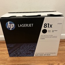 HP LaserJet 81X CF281X Black High Yield Laser Toner interior bag opened picture