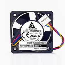 Delta 4013 ASB0412LC 12V 0.06A 4cm 4-wire PWM-controlled silent cooling fan picture
