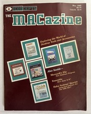 The MACazine – May 1985 – ICONcepts Macintosh Magazine - Apple - Vintage - Rare picture