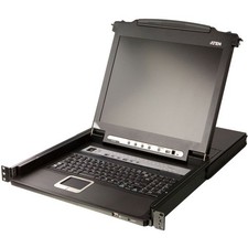 Aten Slideaway CL5708 17  LCD Console 8-Port Combo KVM with Peripheral Sharing T picture