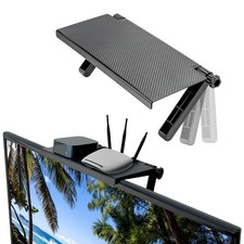 Adjustable Screen Top Shelf Display Shelf Computer Monitor Riser Desktop Stand T picture