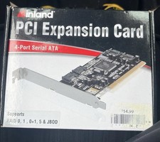 Inland PCI Expansion Card 4-Port Serial ATA SATA RAID Controller Brand New⁠ picture