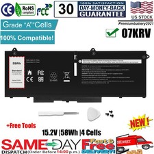 ✅New 58Wh 07KRV Battery for Dell Latitude 5330 5430 Precision 3570 H4PVC Y86WG picture