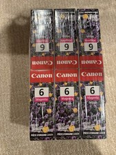 Genuine Canon BCI-6M Magenta Ink Cartridge Tank Lot of 6  New picture