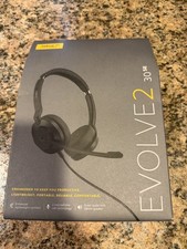 Jabra Evolve2 30 SE On-Ear Headband Headset Boom Mic, Double, Black picture