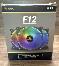 Antec F12 120mm RGB Quiet Cooling Case Fans, 2-Pack NIB picture