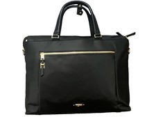 NEW Tumi Voyageur 15.0” PISA Nylon Laptop Brief Briefcase - BLACK w/ GOLD picture