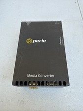 Perle S-1000-SFP Gigabit Media Converter 1000Base-T 1000Base-X Fiber Mode E5D* picture